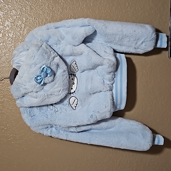Hello Kitty and Friends faux fur coat size M NWT - Picture 10 of 14